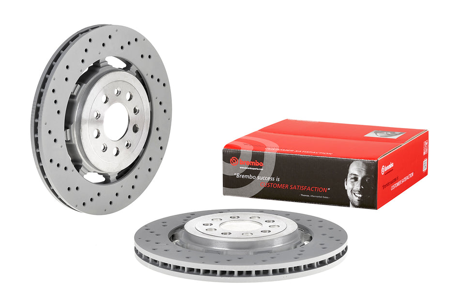 Zavorni disk OEM BREMBO Alfa Giulia, Stelvio 2.9 V6