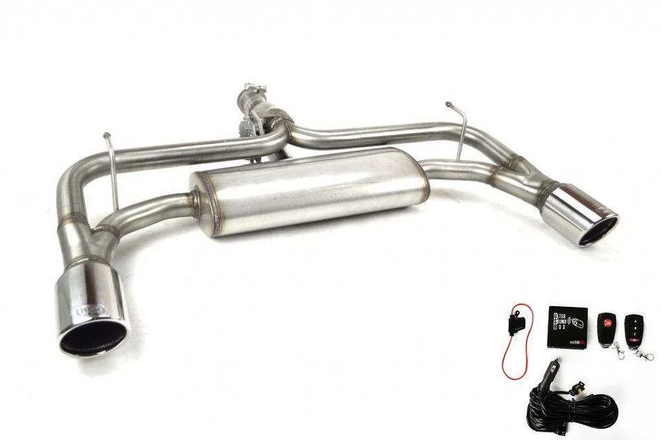 Zadnji izpušni lonec inox z loputo 2x100 ULTER-SPORT Alfa Giulietta 1.75, 2.0