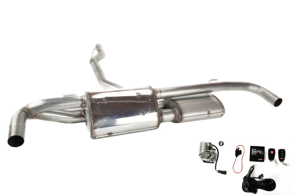 Sports exhaust muffler stainless steel with flap ULTER-SPORT Alfa Giulia 2.0T