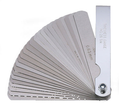 Merilni listi Sonic 0,04-0,63 mm, 26 listov