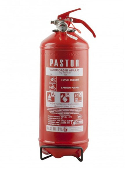Fire extinguisher PASTOR P2 2kg 13A 70B C, 502011GO