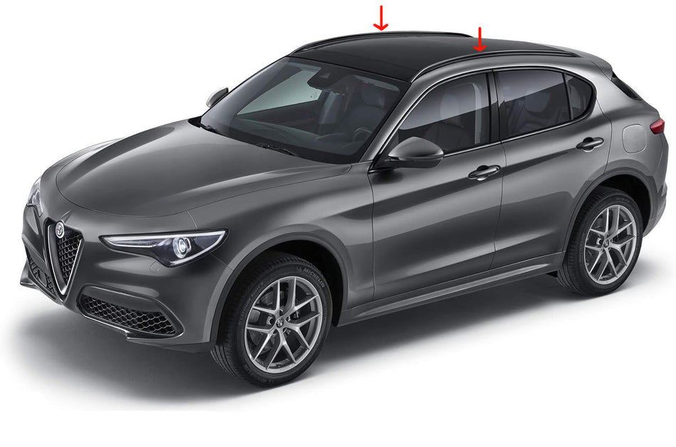 Roof rail bars (black) OE Alfa Stelvio