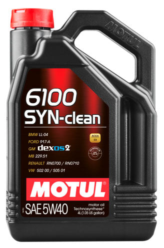 Motul 6100 Syn-Clean 5W40 5L Oil