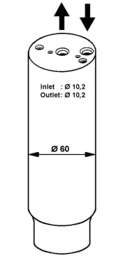 A/C Drier NRF Alfa 145/146,147,156,166,GTV,Spider
