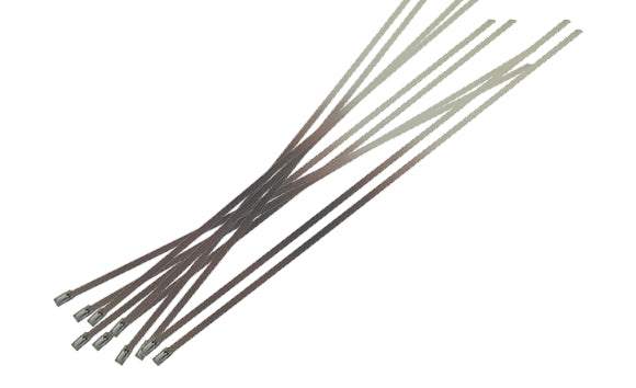 Inox vezice za ispušnu traku 200 mm - 10 kom