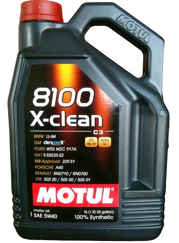 Motul 8100 X-Clean C3 5W40 5L Oil