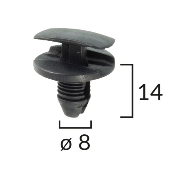 Čep plastični ROMIX set 10 kom Alfa, Fiat, Lancia, Abarth