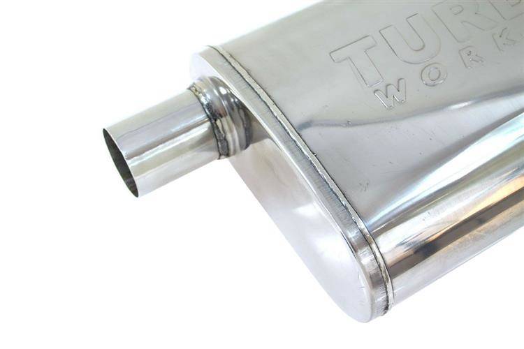 TurboWorks Medium Muffler 57 mm Stainless Steel 409 1/1 Outlet